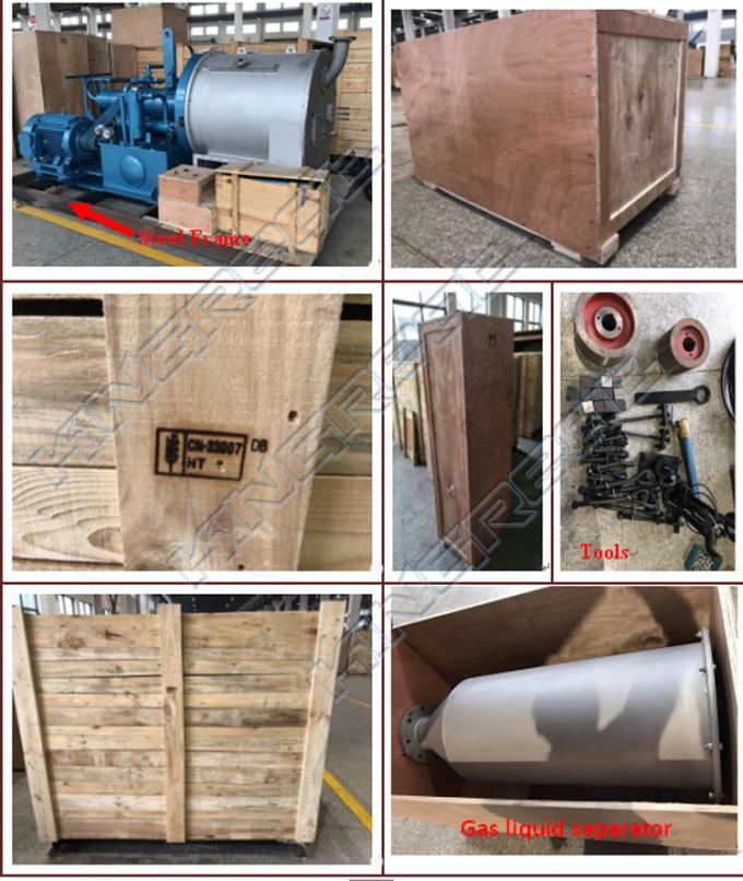 2 ステージ プッシャー 遠心分離機 塩の生産ラインのための海塩生産機械 5