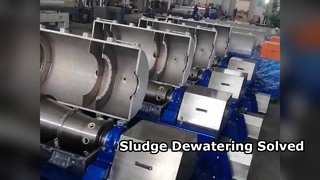 デカンター 遠心分離機 泥の脱水
